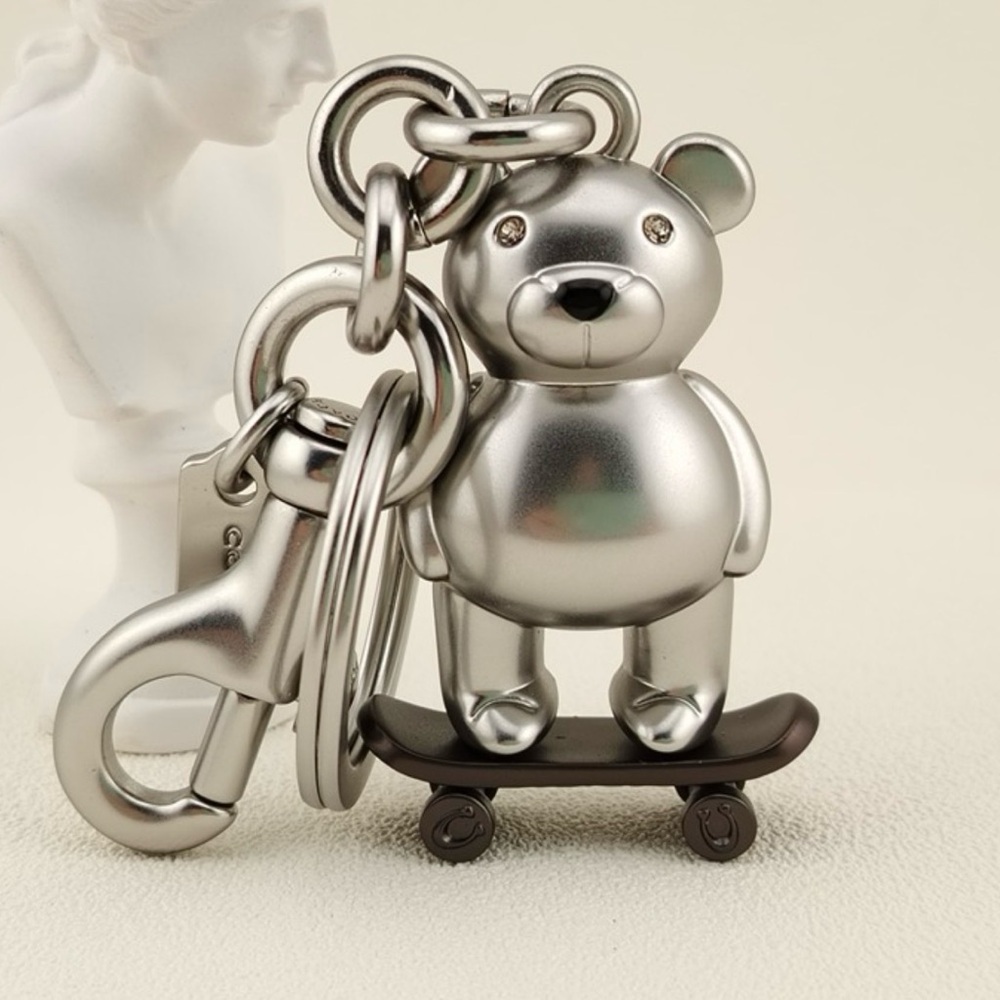 Coach Skateboard Bear Bag Charm - Picture 4 of 11